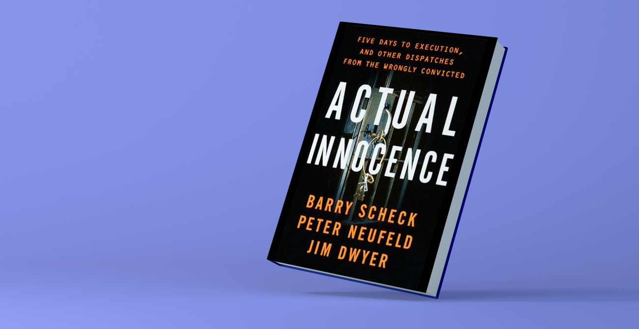Photo of a book titled Actual Innocence